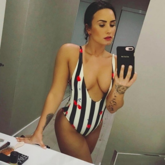 Solid & Striped Cherry Stripe One Piece Swimsuit - Picture 5 of 5